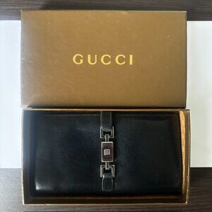 Gucci Wallet - Leather with Silver Hardware